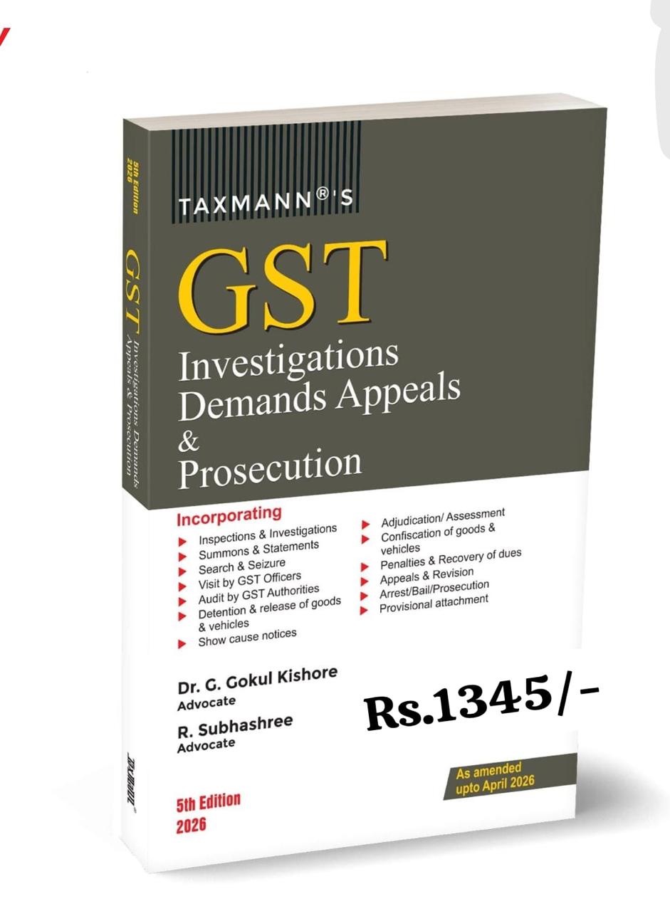 GST Investigations Demands Appeals & Prosecution